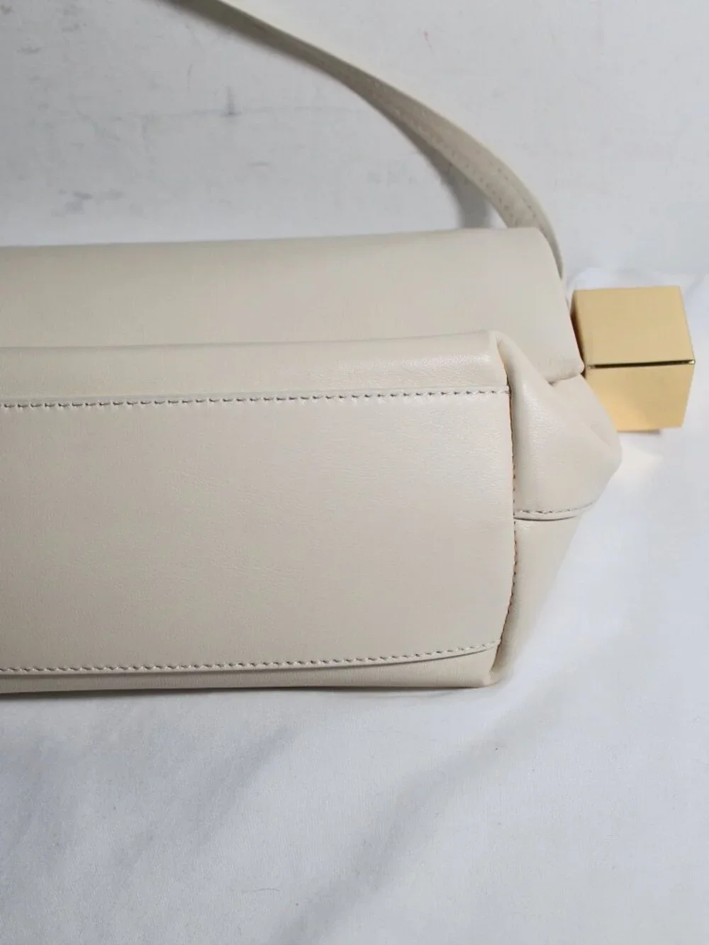 NWT Jacquemus Le Rond Carré Leather Shoulder Bag - Picture 9 of 14